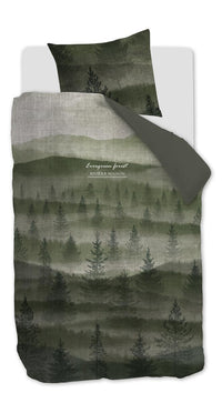 Riviera Maison Dekbedovertrek Evergreen Green