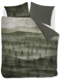 Riviera Maison Dekbedovertrek Evergreen Green