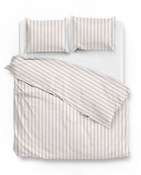 Zohome Dekbedovertrek Banda di Lino Sandy-Beige