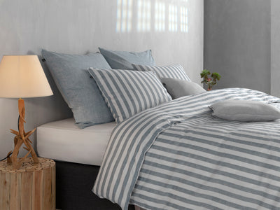 Zohome Dekbedovertrek Banda di Lino Denim