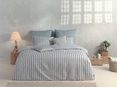 Zohome Dekbedovertrek Banda di Lino Denim