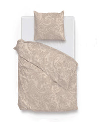 Zohome Dekbedovertrek Paisley di Lino Sandy-Beige