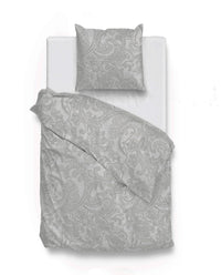 Zohome Dekbedovertrek Paisley di Lino Dove-Grey