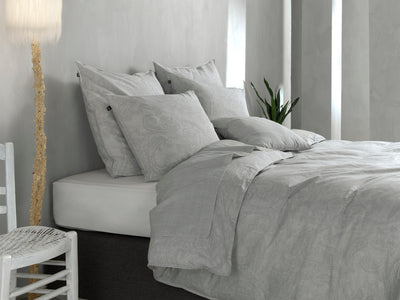 Zohome Dekbedovertrek Paisley di Lino Dove-Grey