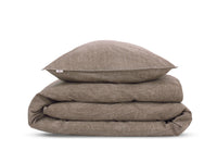 Zohome Dekbedovertrek Paisley di Lino Palm-Taupe