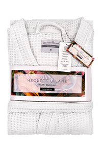 Heckett & Lane Badjas Wafel Super-White