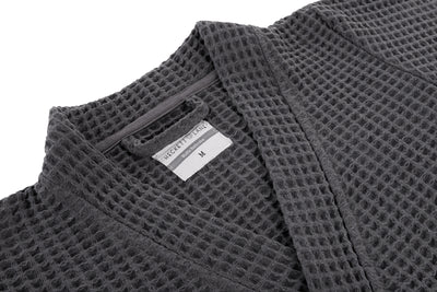 Heckett & Lane Badjas Wafel Steel-Grey