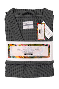 Heckett & Lane Badjas Wafel Steel-Grey