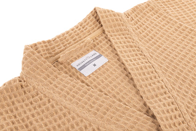 Heckett & Lane Badjas Wafel Pale-Khaki