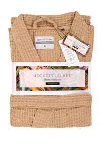 Heckett & Lane Badjas Wafel Pale-Khaki