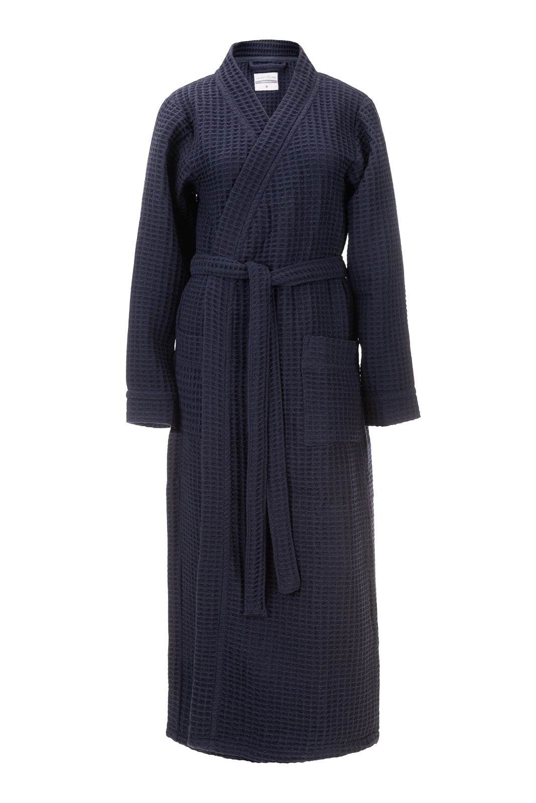 Heckett & Lane Badjas Wafel Navy-Blue