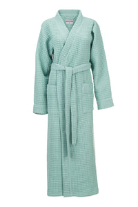 Heckett & Lane Badjas Wafel Sea-Green