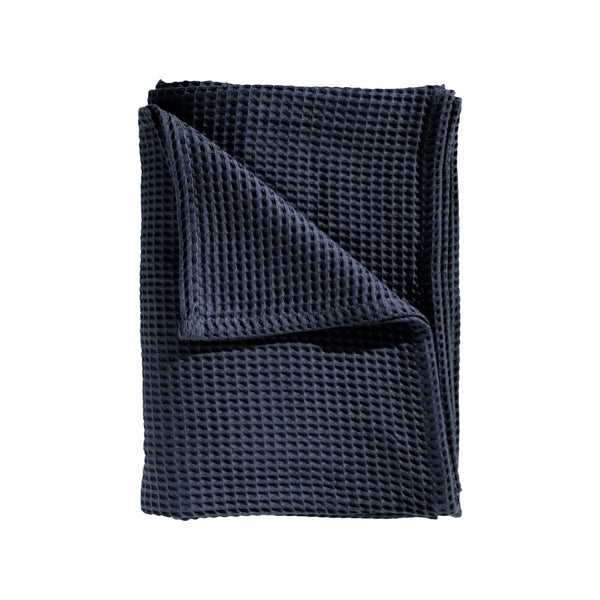 Heckett & Lane Sprei Wafel Navy-Blue