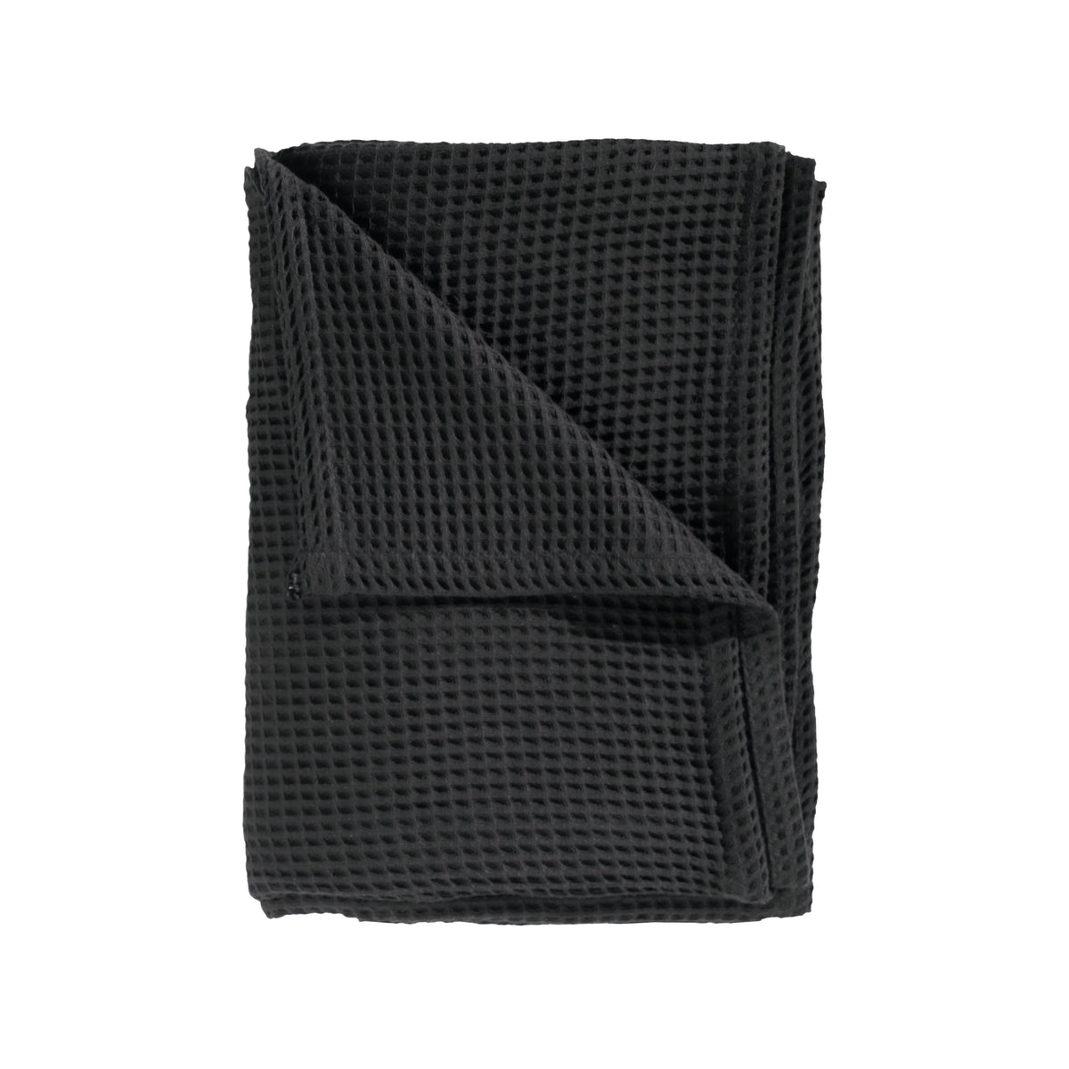 Heckett & Lane Sprei Wafel Midnight-Black