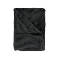Heckett & Lane Sprei Wafel Midnight-Black