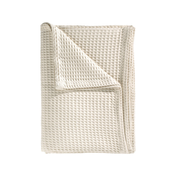 Heckett & Lane Sprei Wafel Ivory-White