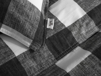 Zohome Dekbedovertrek Quattro di Lino Dark-Grey
