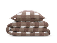Zohome Dekbedovertrek Quattro di Lino Palm-Taupe