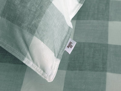 Zohome Dekbedovertrek Quattro di Lino Mint-Green