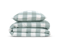 Zohome Dekbedovertrek Quattro di Lino Mint-Green