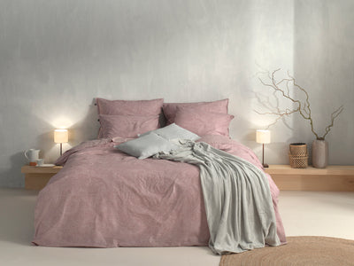 Zohome Dekbedovertrek Paisley di Lino Shell-Nude