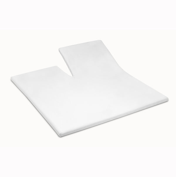 Cinderella Molton Stretch Splittopper Single White