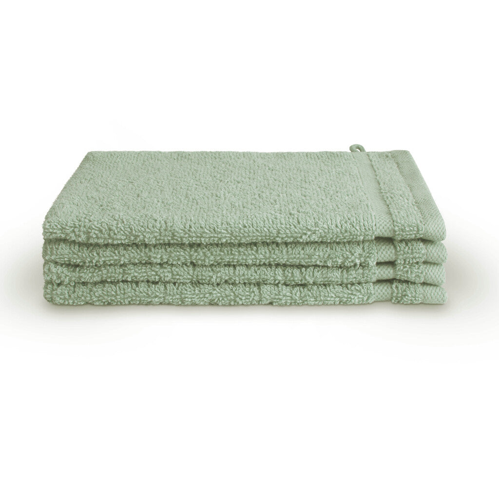 Byrklund Washandje Bath Basics Jade Set van 4