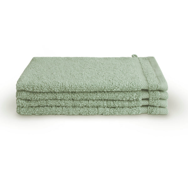 Byrklund Washandje Bath Basics Jade Set van 4