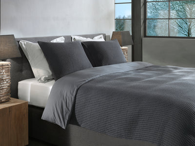 Heckett & Lane Dekbedovertrek Vafala Steel-Grey