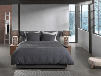 Heckett & Lane Dekbedovertrek Vafala Steel-Grey