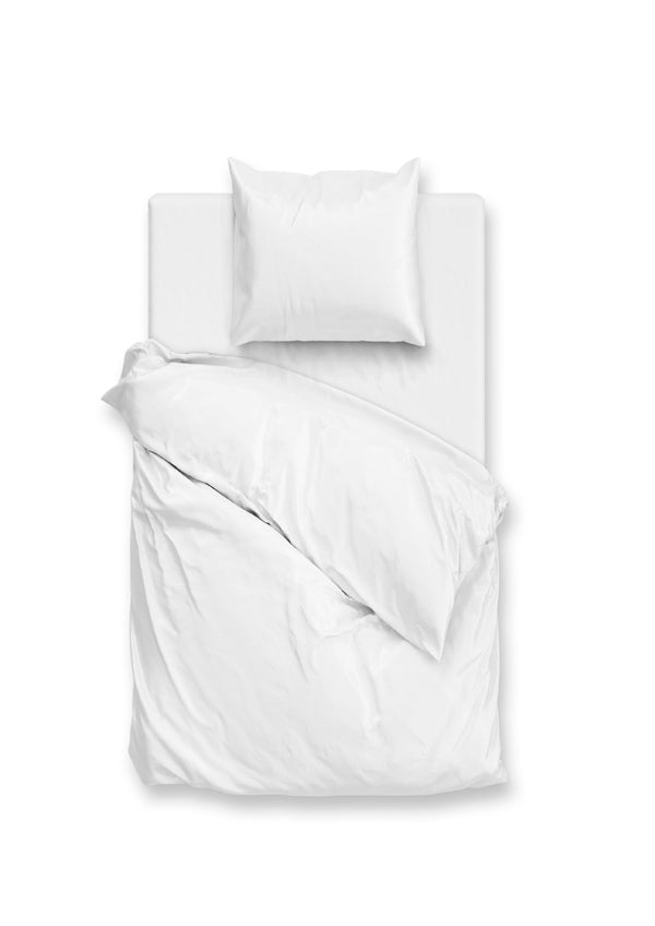 Zohome Dekbedovertrek Percalle Crystal-White