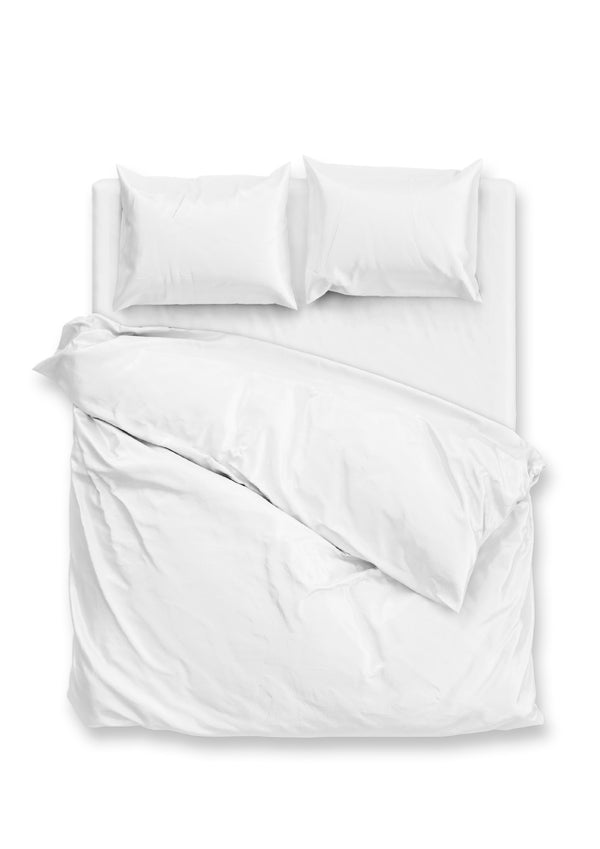 Zohome Dekbedovertrek Percalle Crystal-White
