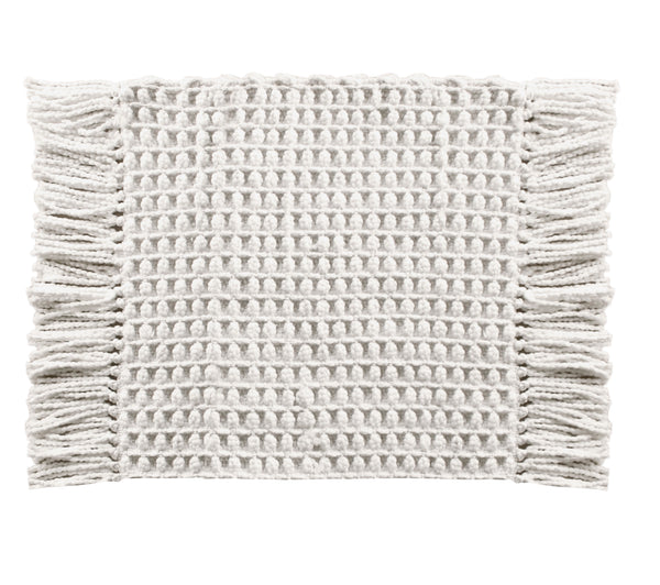 Heckett & Lane Badmat Madras Off-white