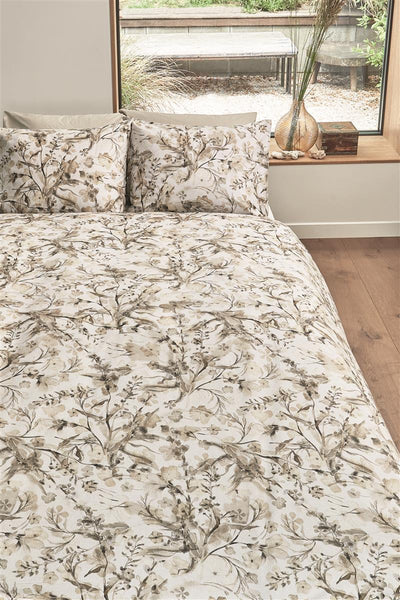 Riviera Maison Dekbedovertrek Blushing Blooms Sand