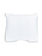Silvana Kussensloop Support blauw (beetje stevig) Wit 60x60/70 cm