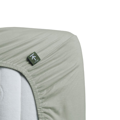 BeddingHouse Topper hoeslaken Jersey Grey Green