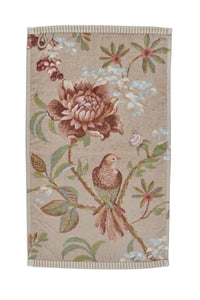 Pip Studio Gastendoekje Secret Garden Khaki