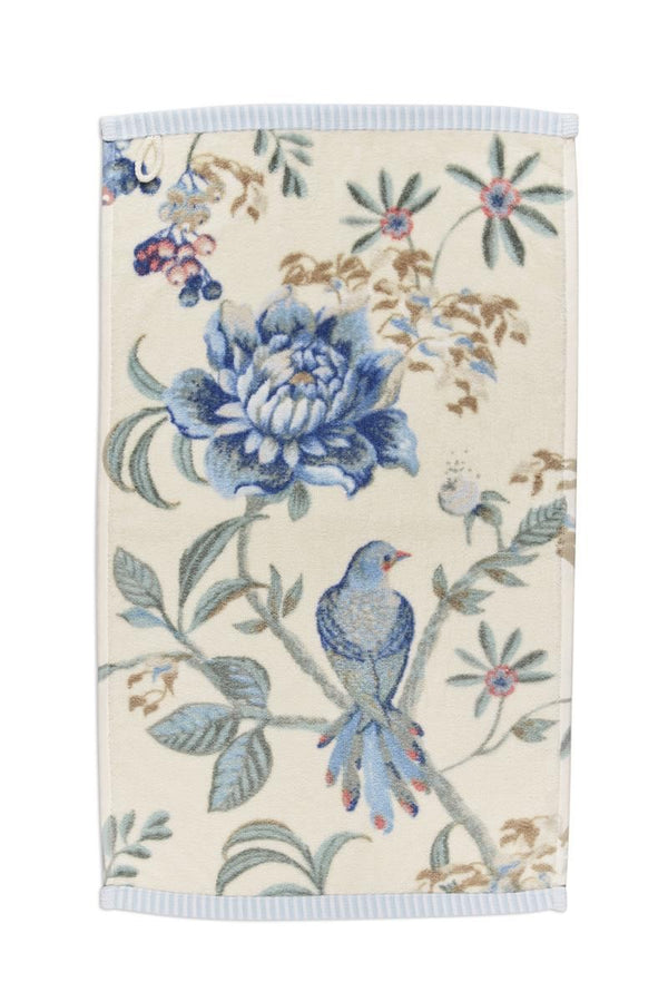 Pip Studio Gastendoekje Secret Garden WhiteBlue