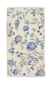 Pip Studio Douchehanddoek Secret Garden WhiteBlue