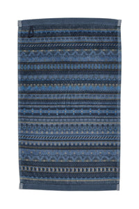 Pip Studio Gastendoekje Geometric Print Dark Blue