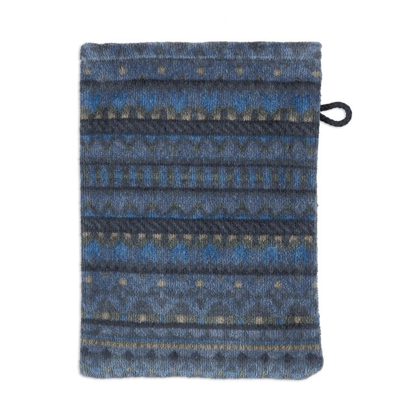 Pip Studio Washandje Geometric Print Dark Blue