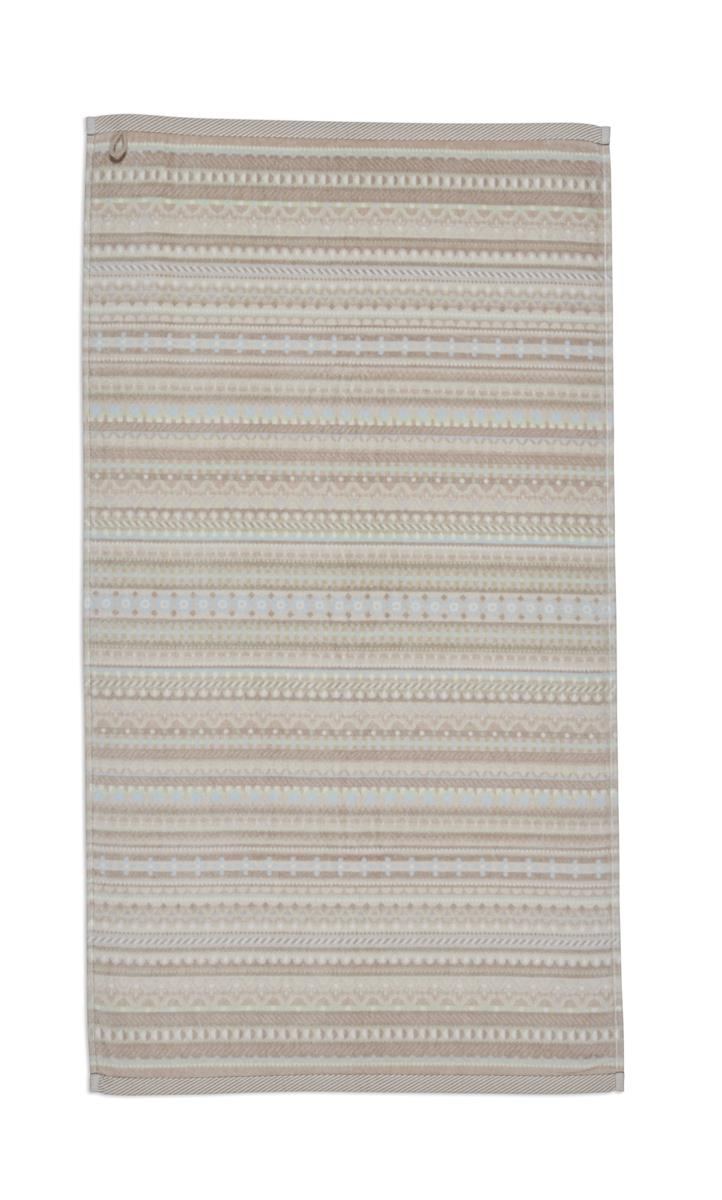 Pip Studio Douchehanddoek Geometric Print Sand