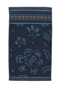 Pip Studio Gastendoekje Jasmin Jacquard Dark Blue