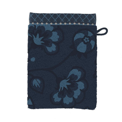 Pip Studio Washandje Jasmin Jacquard Dark Blue