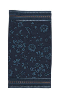 Pip Studio Douchehanddoek Jasmin Jacquard Dark Blue