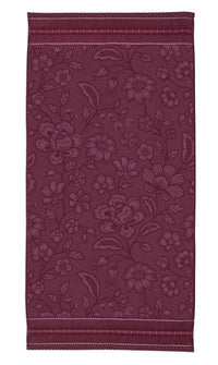 Pip Studio Badhanddoek Jasmin Jacquard Dark Pink