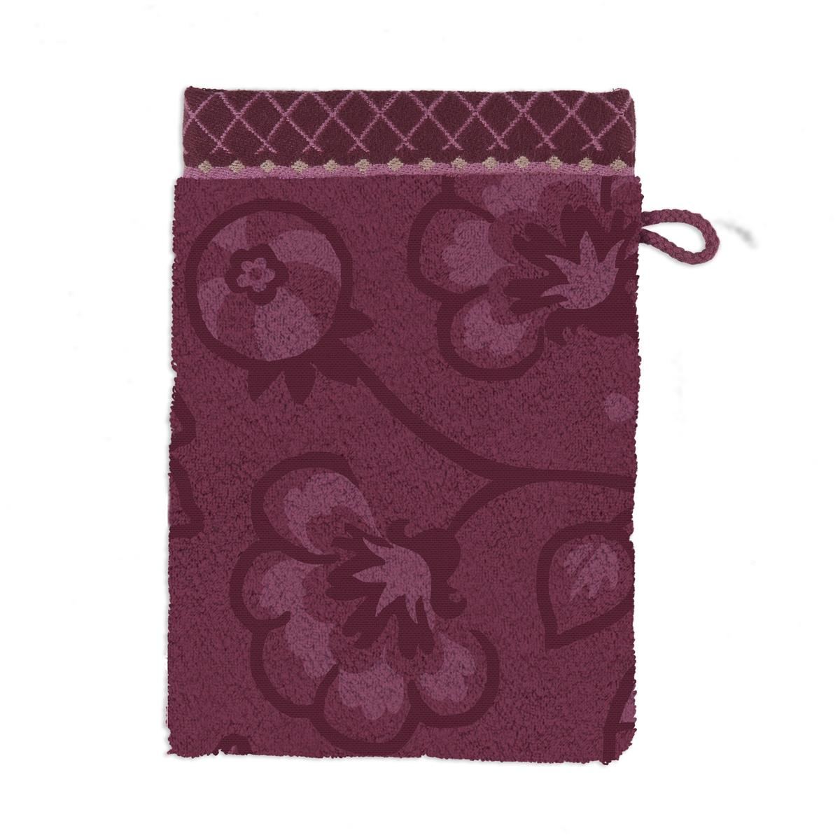 Pip Studio Washandje Jasmin Jacquard Dark Pink