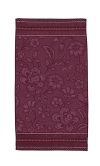 Pip Studio Douchehanddoek Jasmin Jacquard Dark Pink
