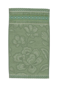 Pip Studio Gastendoekje Jasmin Jacquard Green