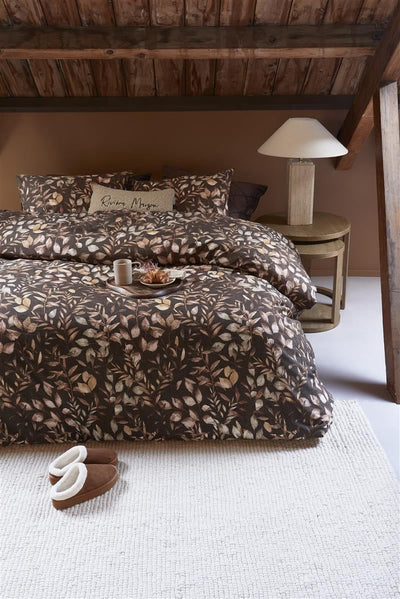 Riviera Maison Dekbedovertrek Faded Fall Brown